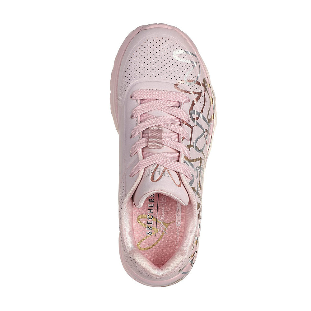 JGoldcrown: SKECHERS Street Uno Lite - Metallic Love