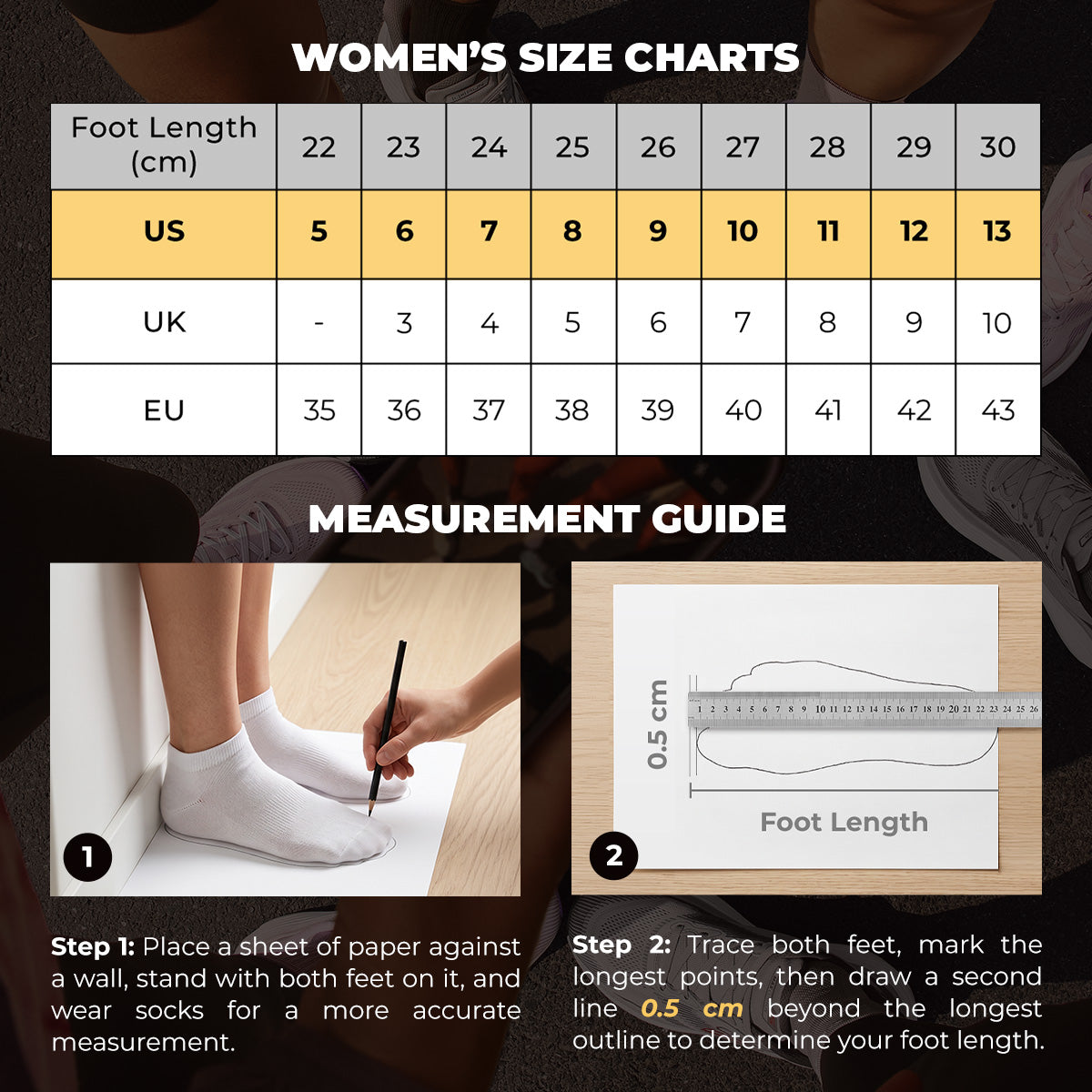Skechers Size Guide