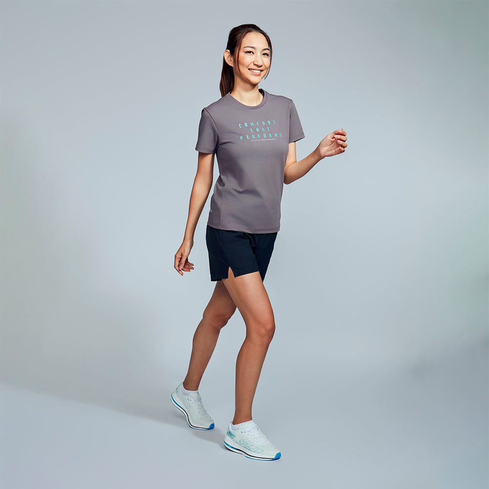 Tropical Bloom: Performance Short Sleeve Tee