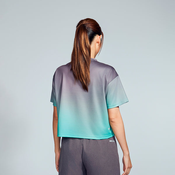 Tropical Bloom: Performance Short Sleeve Tee
