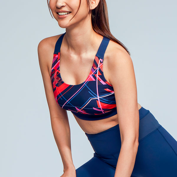 Abstract Energy: Performance Sports Bra