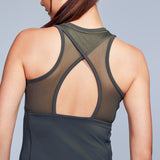 Sleek Motions: Performance Sleeveless Tee