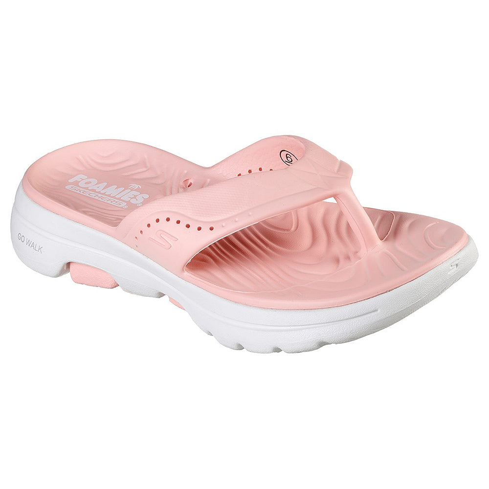 Skechers สเก็ตเชอร์ส รองเท้าแตะผู้หญิง Women Foamies GOwalk 5 Fall For It Walking Sandals - 111289-PCH