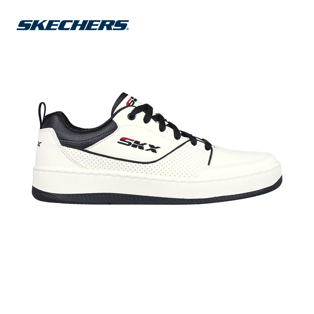 Skechers สเก็ตเชอร์ส ผู้ชาย Men Sport Court 92 Ottoman Shoes - 232472-WBK