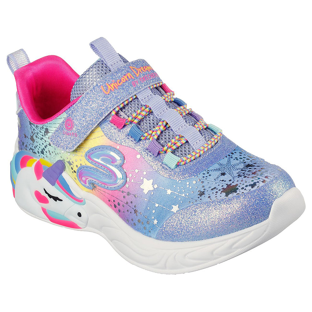 Skechers สเก็ตเชอร์ส รองเท้าเด็กผู้หญิง Girls S-Lights Unicorn Dreams Shoes - 302311L-BLMT