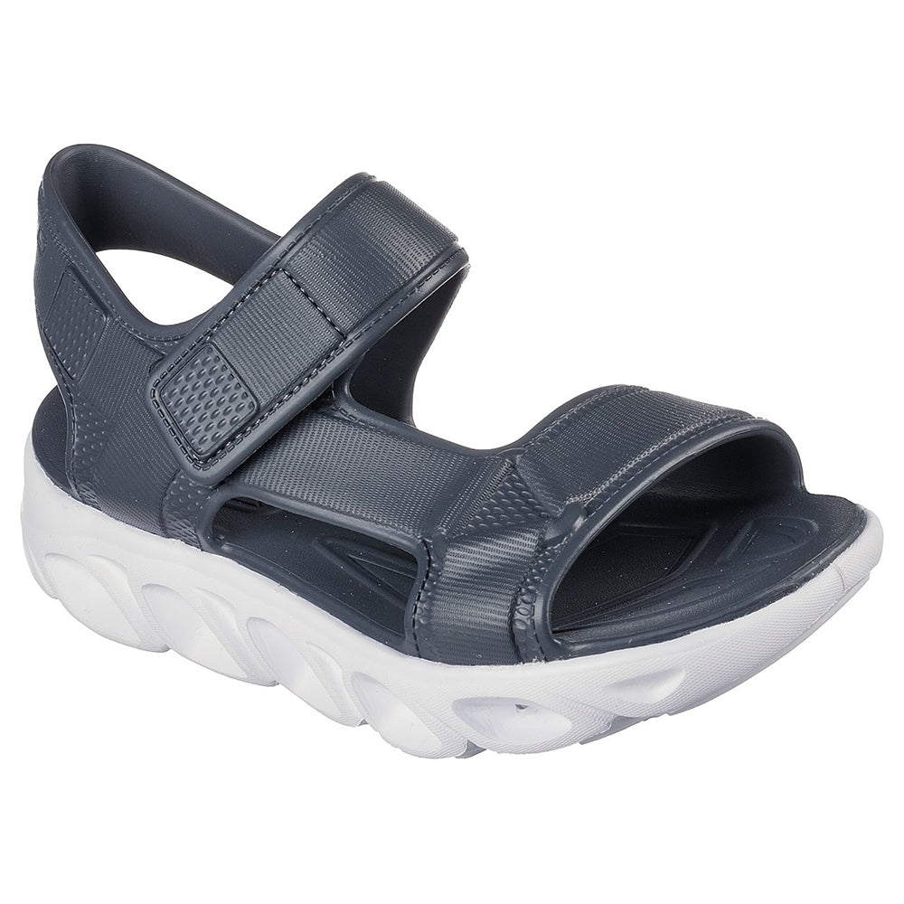 Skechers สเก็ตเชอร์ส รองเท้าแตะเด็กผู้ชาย Boys Foamies Hypno-Splash Sun Breaks Sandals - 406705L-CHAR