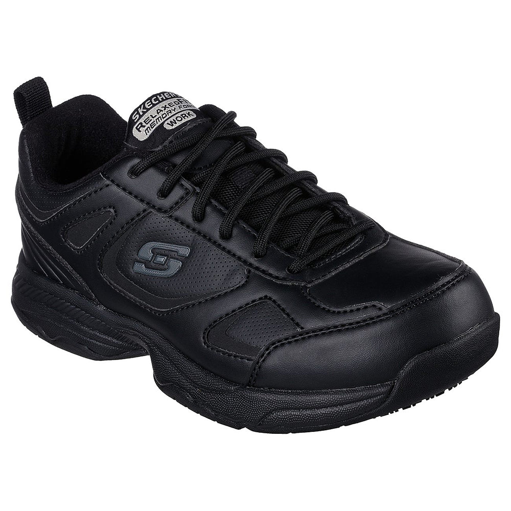 Skechers สเก็ตเชอร์ส รองเท้าผู้หญิง รองเท้าผ้าใบ Women Work Dighton Slip Resistant Work Shoes - 77200-BLK