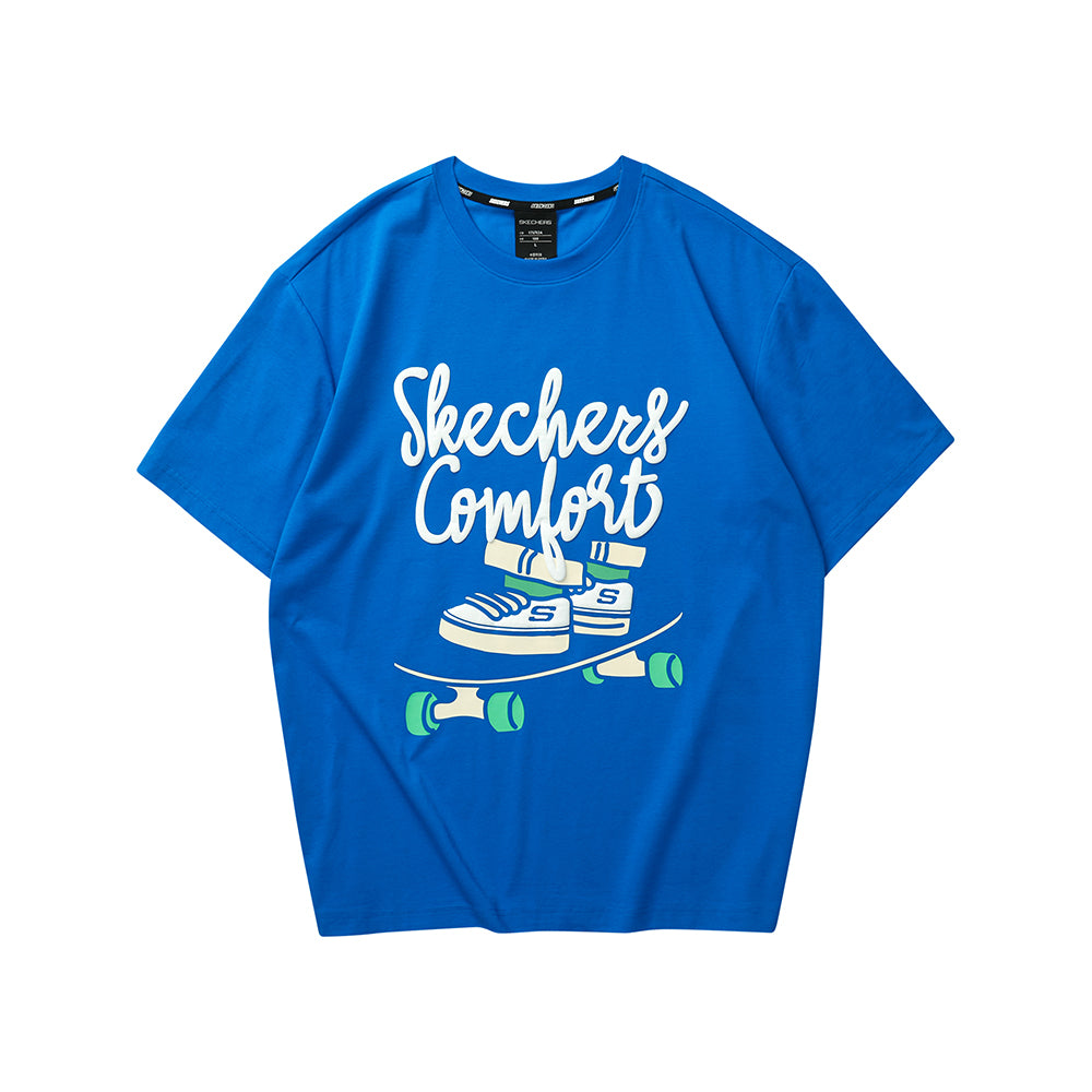 Skechers สเก็ตเชอร์ส เสื้อยืดแขนสั้นผู้ชาย Men Laughing Animal Short Sleeve Tee Apparel - L223M025-000M